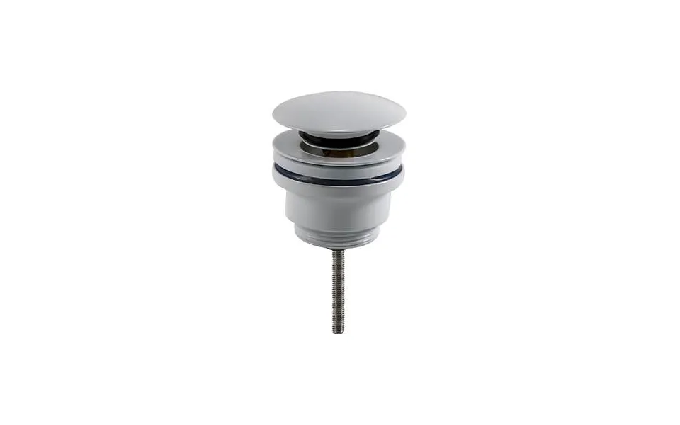 Pop up valve with round top - matt white