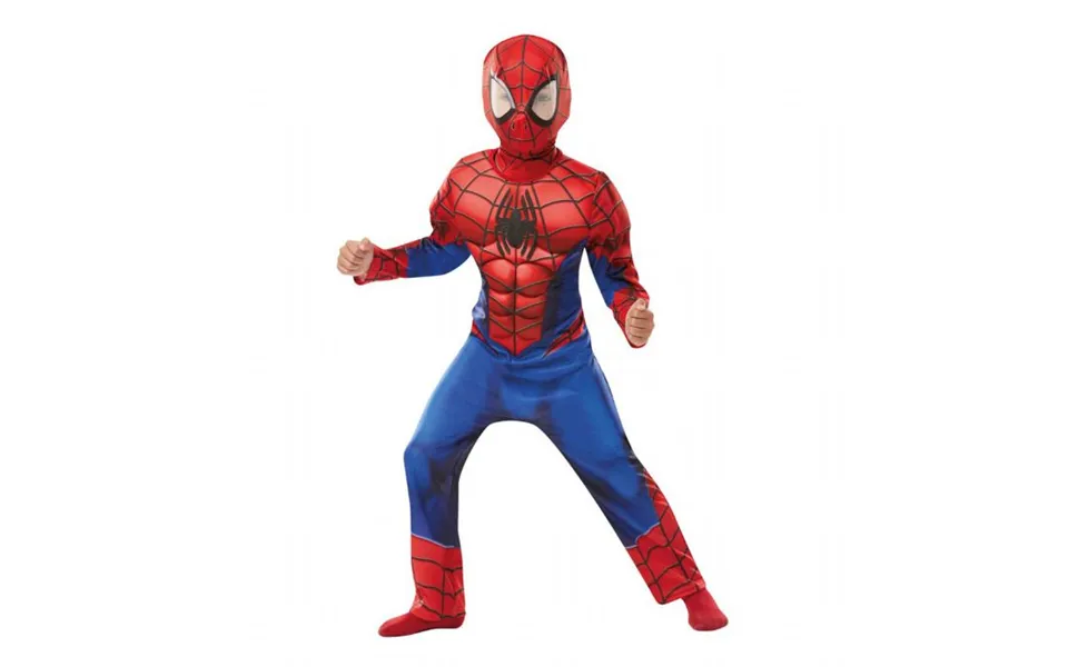 Børnekostume Spiderman Deluxe 116 Cm
