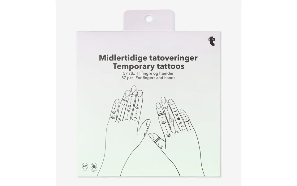 Sæt Med Midlertidige Tatoveringer - 57 Stk.