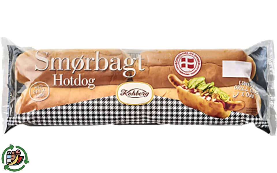 Hot dog bread 8 st kohberg