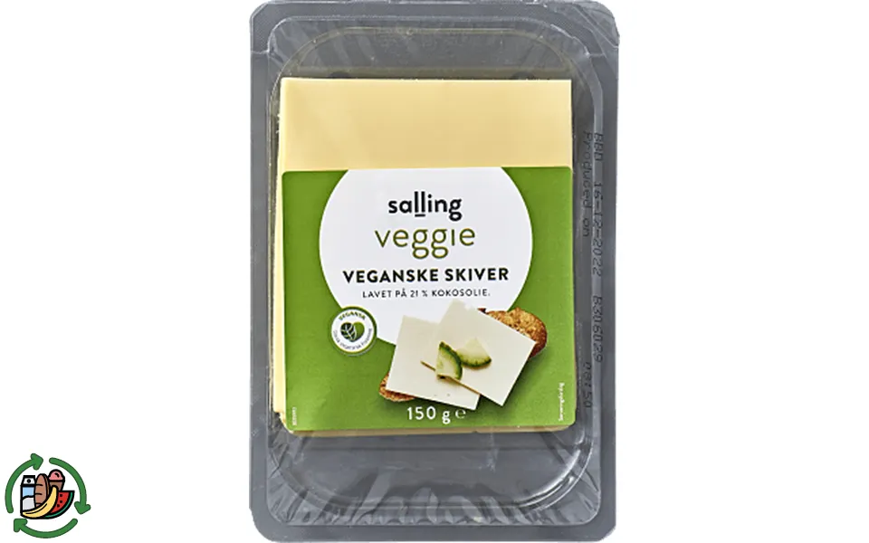 Vegan slices salling veg.