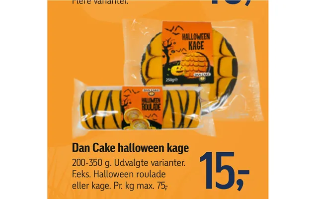 Dan cake halloween cake product image