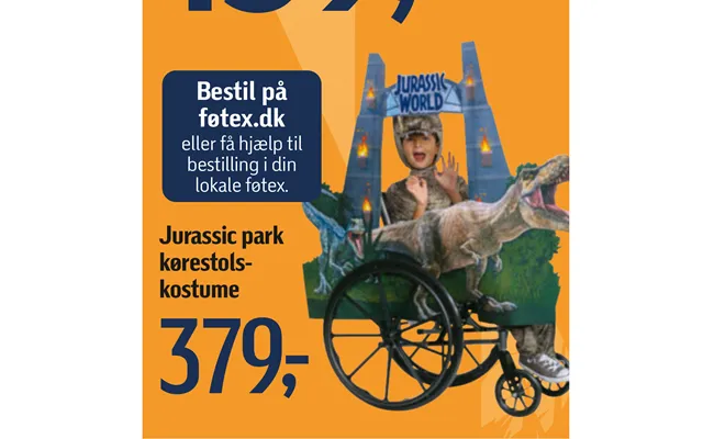 Jurassic park kørestolskostume product image