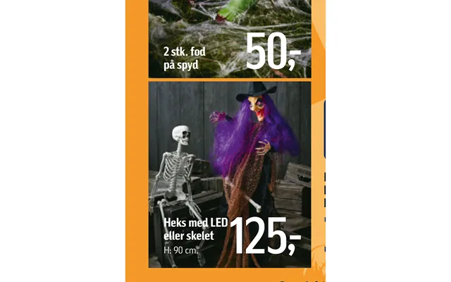 På Spyd Heks Med Led Eller Skelet product image