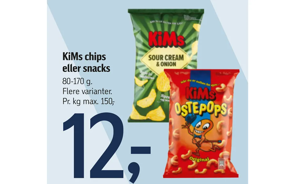 Kims Chips Eller Snacks