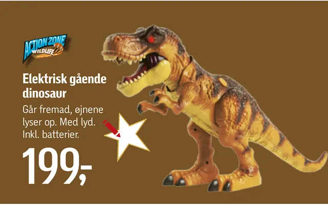 Elektrisk Gående Dinosaur product image