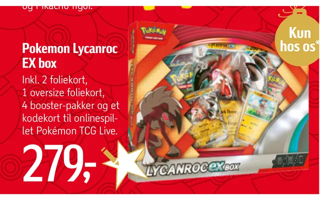 Pokemon Lycanroc Ex Box product image