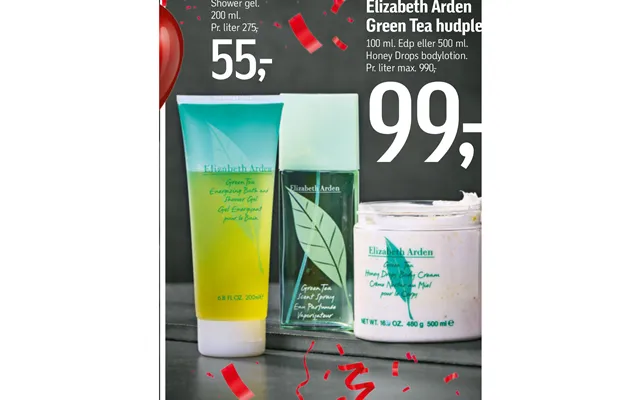 Elizabeth arden green tea skincare product image