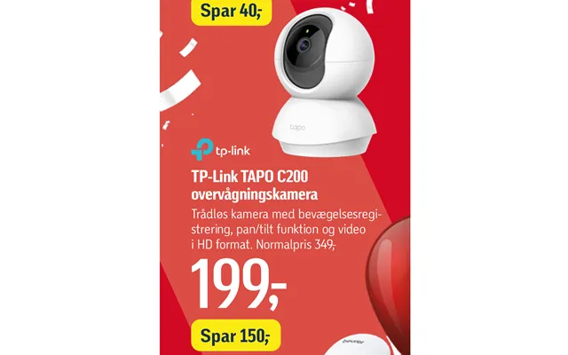 Tp-link tapo c200 surveillance camera product image