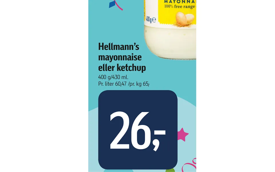 Hell mann’p mayonnaise or ketchup