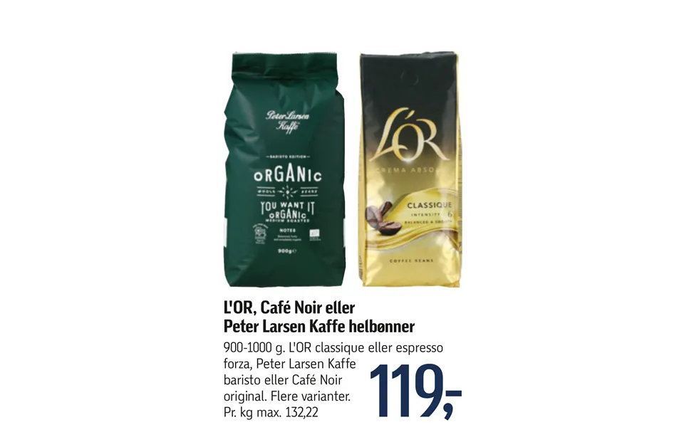 Peter Larsen Kaffe Helbønner