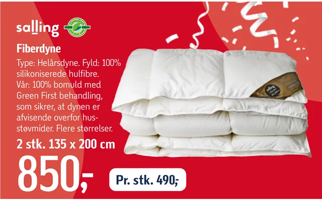 Fiber duvet product image