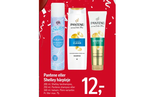 Pantene or shelley hair care product image