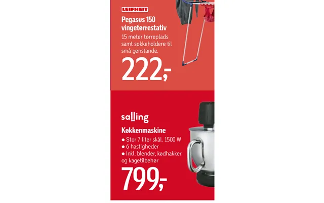 Pegasus 150 Vingetørrestativ Køkkenmaskine product image