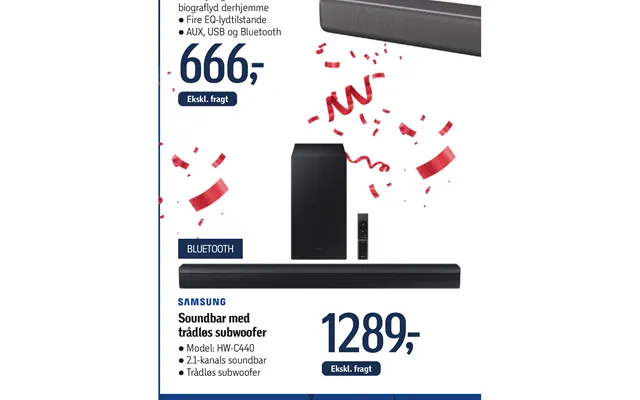 Philips Tab5109 Soundbar Soundbar Med Trådløs Subwoofer product image