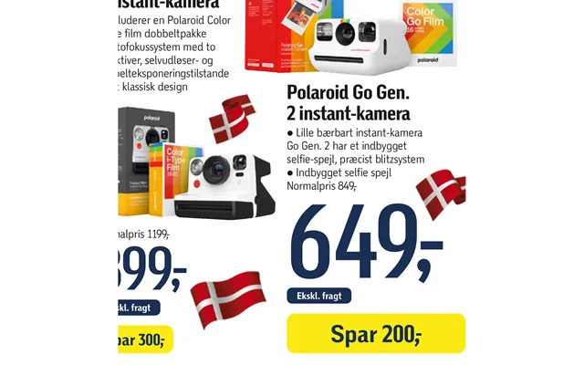 Polaroid Now Generation 2 Instant Camera Polaroid Go Gene.2 Instant Camera product image