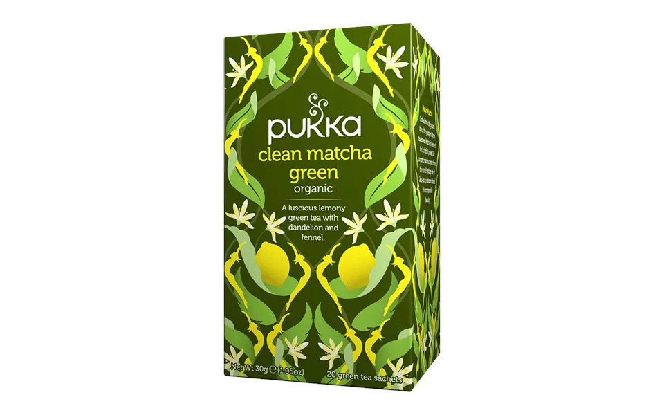 Pukka clean matcha letter tea