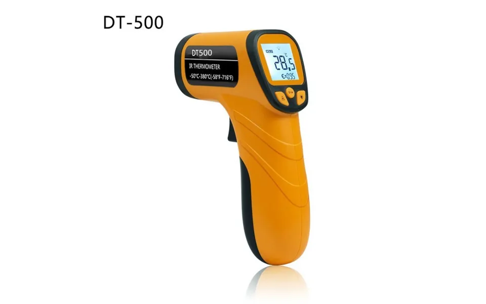 Infrared thermometer to pizza oven