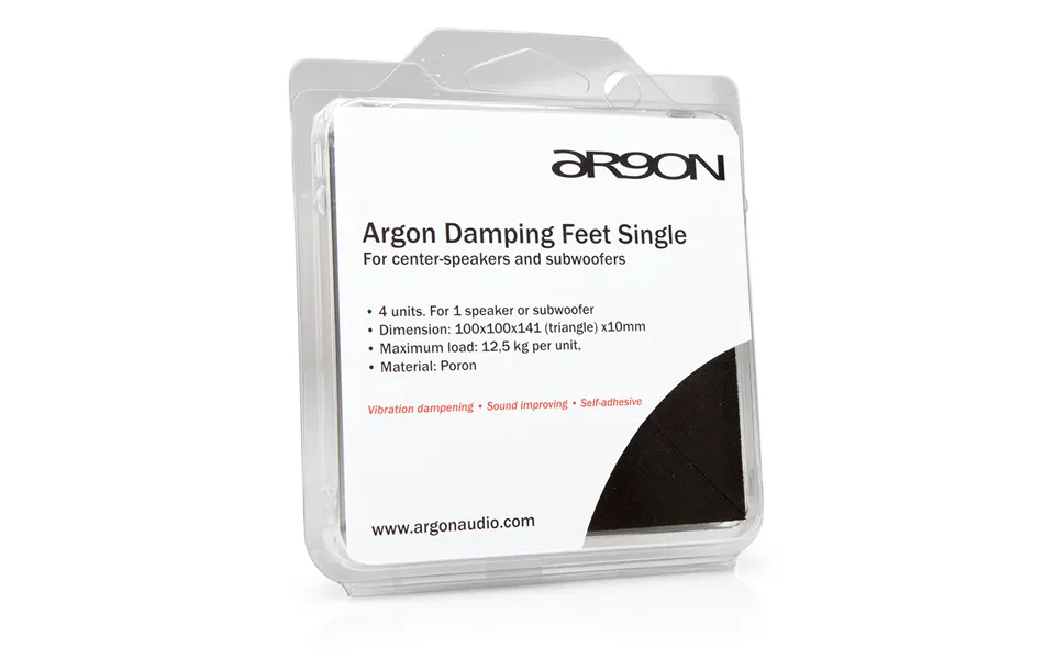 Argon audio audio damping feet dæmpningsfødder