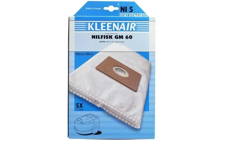 Kleenair ni5 nilfisk gm60 vacuum cleaner bags