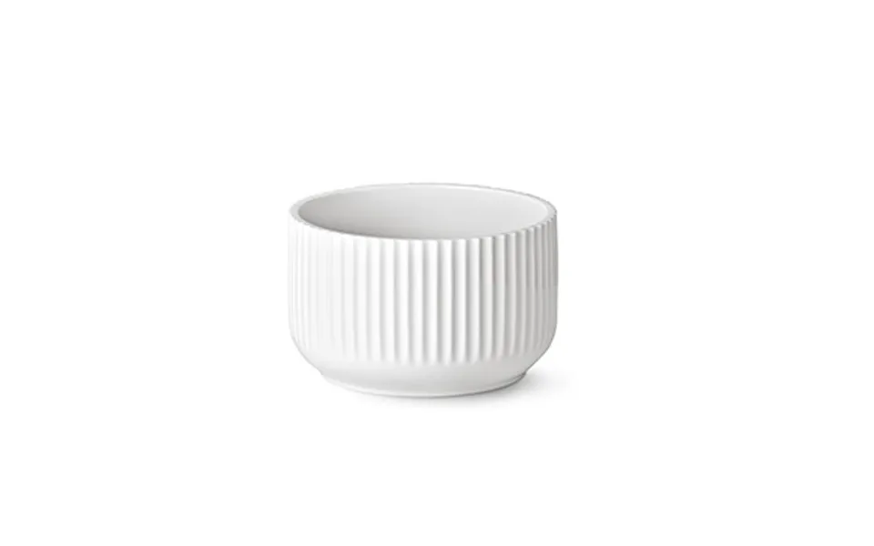 Lyngby bowl in white porcelæn - 17 cm
