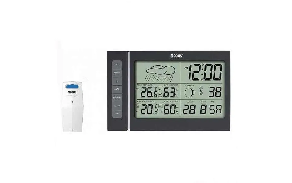 Mebus weather station with radio controlled watch