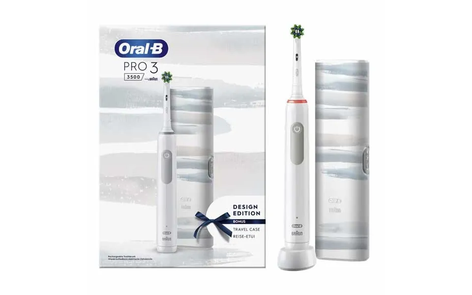 Oral b pro3 3500 p electric toothbrush - design edition