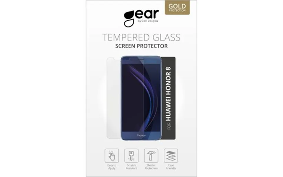 Gear gear tempered glass huawei honor 8 full fit black 661053 equals n a