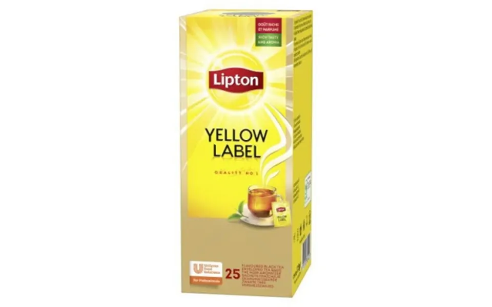 Lipton Lipton Tea Yellow Label Pakke Med 25 Stk. 5000311511207 Modsvarer N A