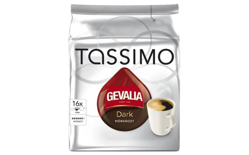 Tassimo gevalia tassimo dark roasted kaffekapsler - 16 gate. 7622300455590 Equals n a