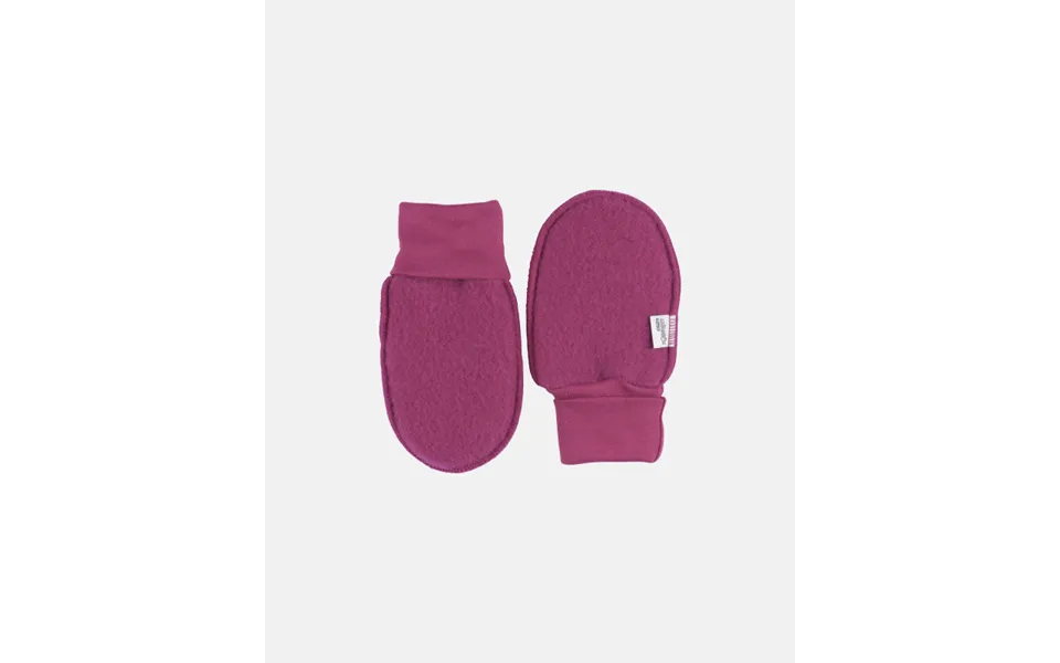 Mitts 100% wool pink