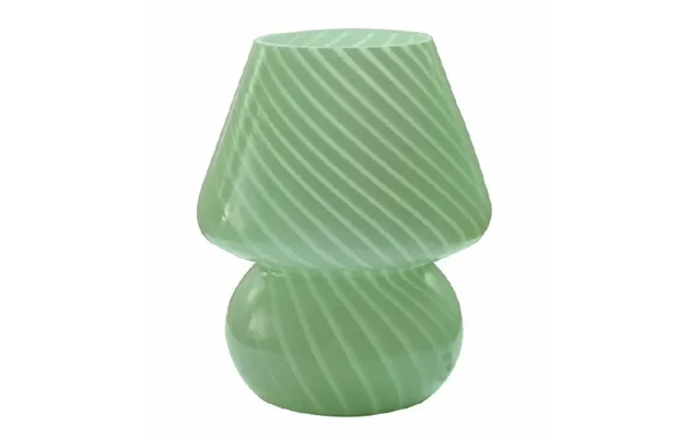 Glass Lamp With Pattern In Green Glass Lamp With Pattern In Green product image