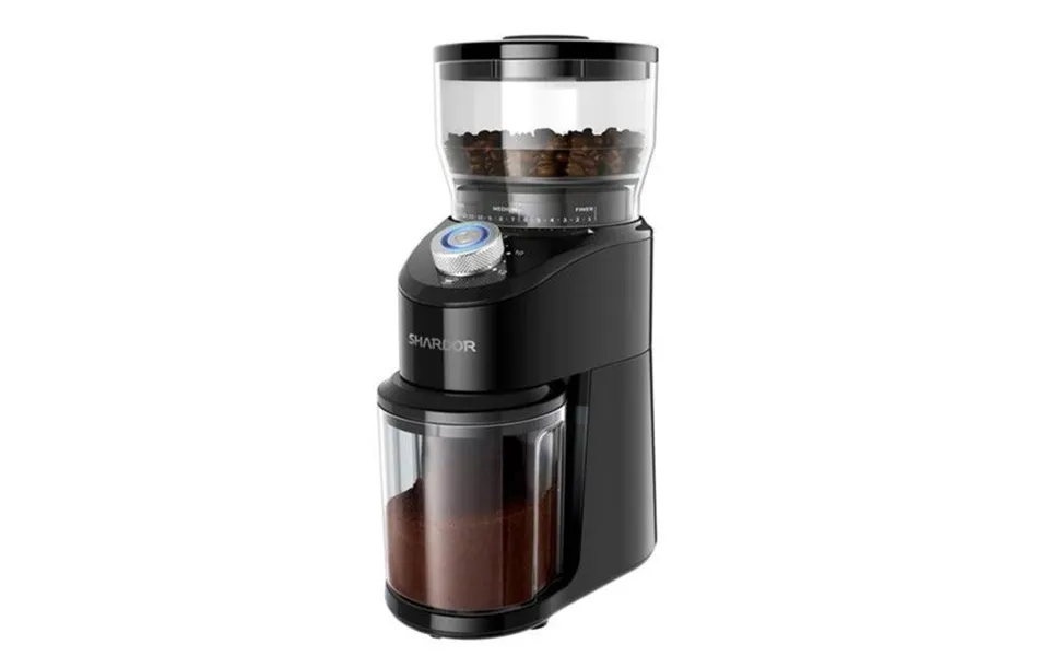 Shardor cg845b electrical conical coffee grinder - black