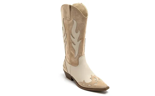 Abby Lady Cowboy Boot 9632a - Beige product image