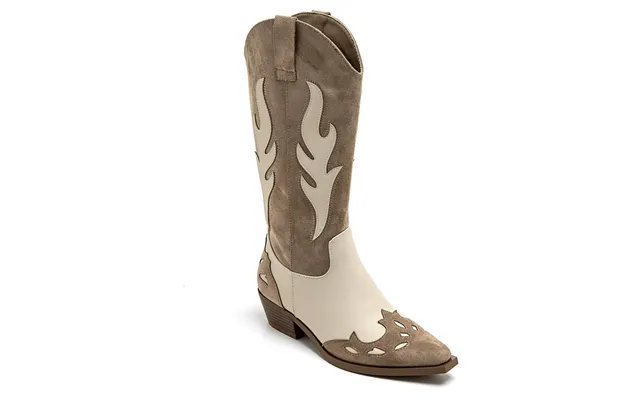 Abby Lady Cowboy Boot 9632a - Khaki product image