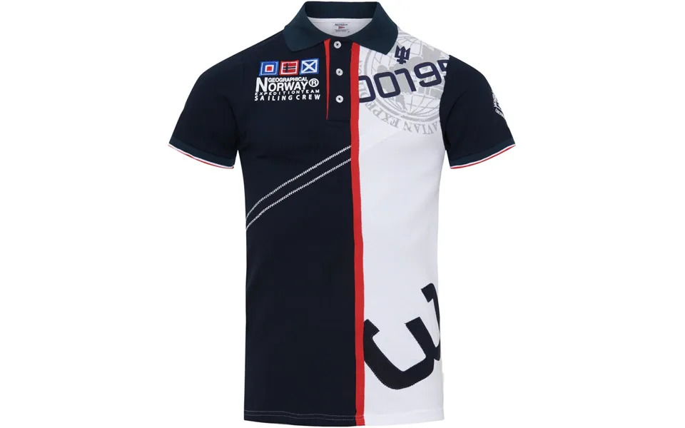Geographical Norway Polo Herre Kapcode - Navy White