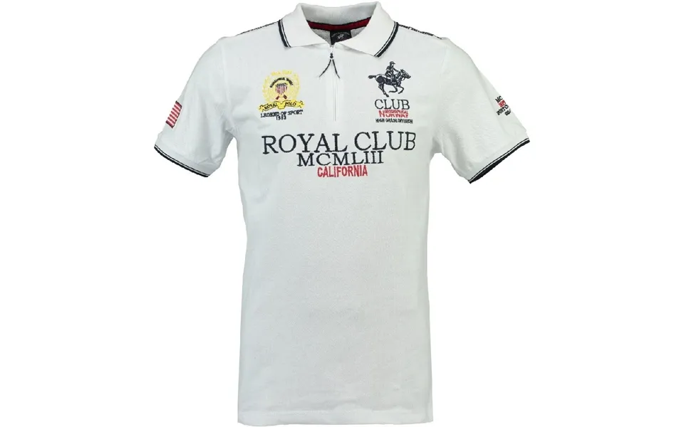 Geographical Norway Polo Herre Keratine - White