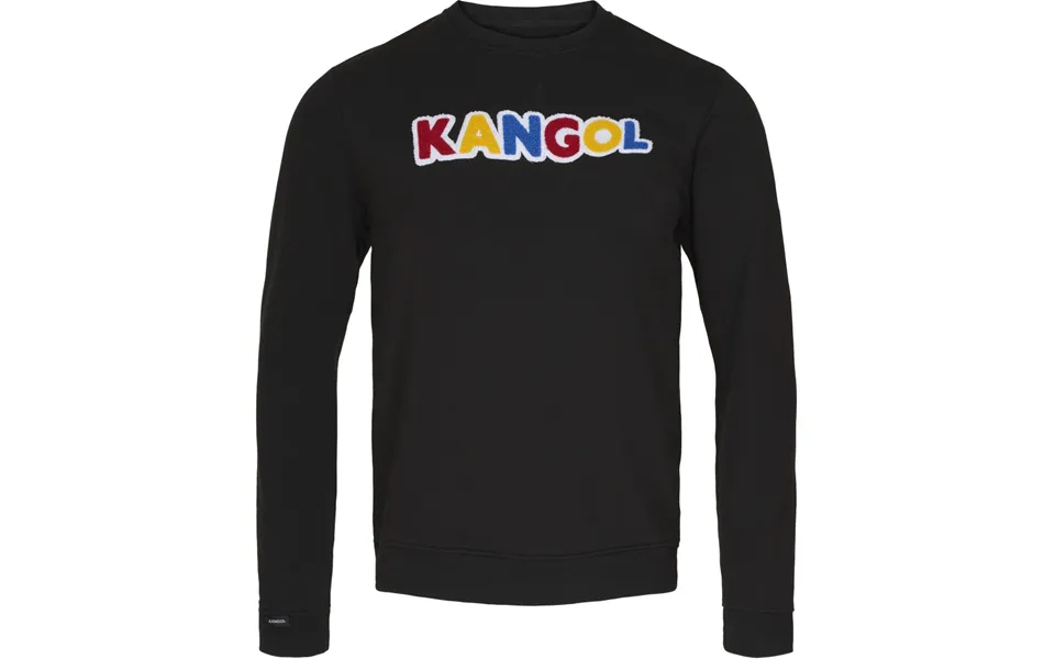 Kangol Sweatshirt Herre Questcrew - Black