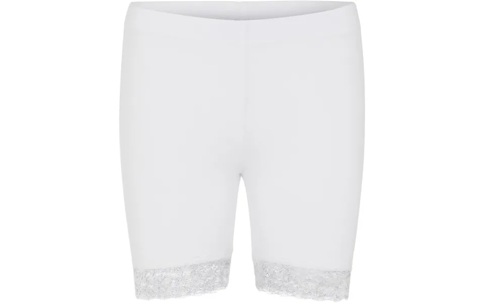 Pieces Dame Shorts Pckiki Lace - Bright White