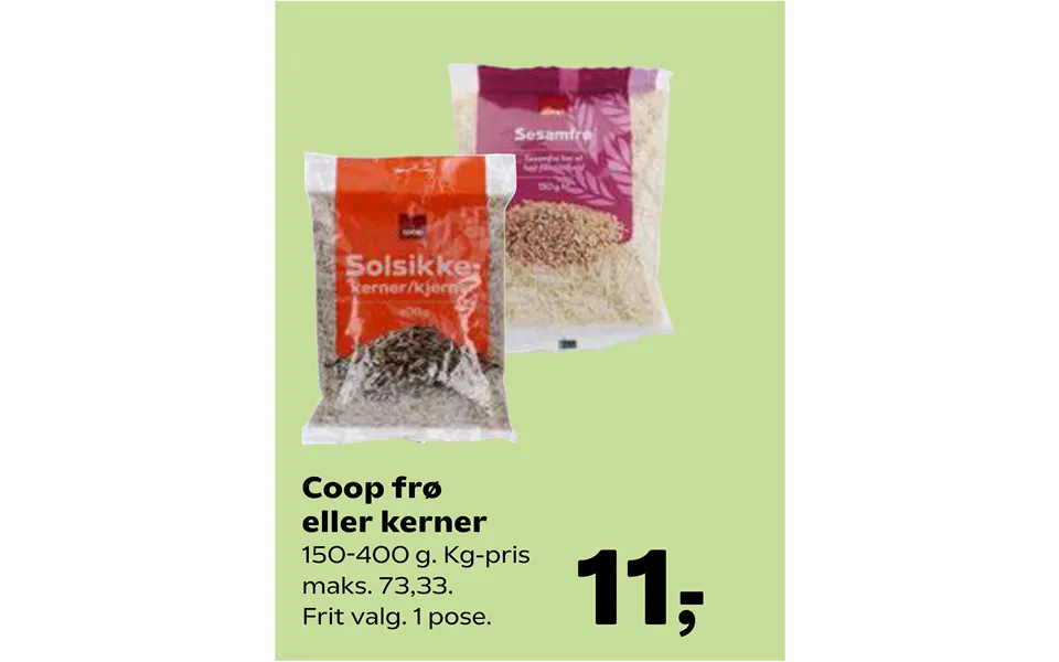 Coop seed or cores