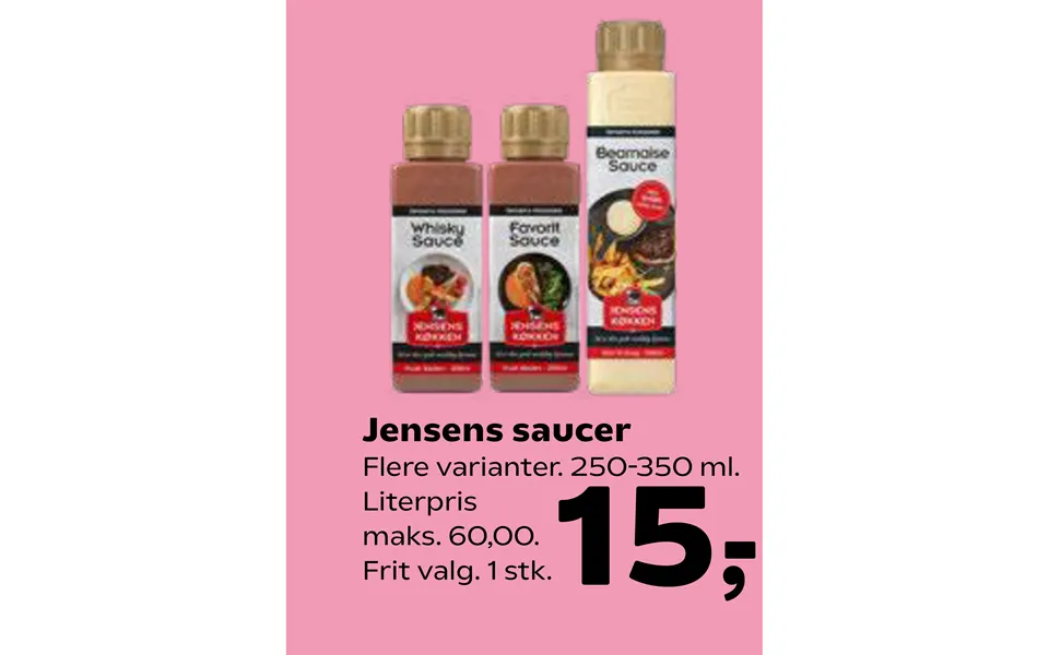 Jensen sauces