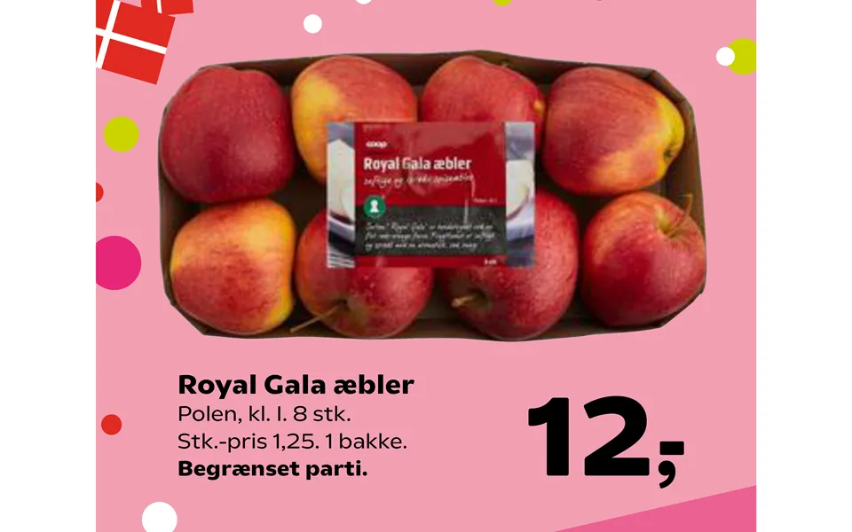 Royal gala apples