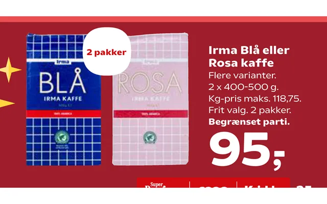 Irma Blå Eller Rosa Kaffe product image