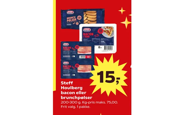 Steff houlberg bacon or brunch sausages product image