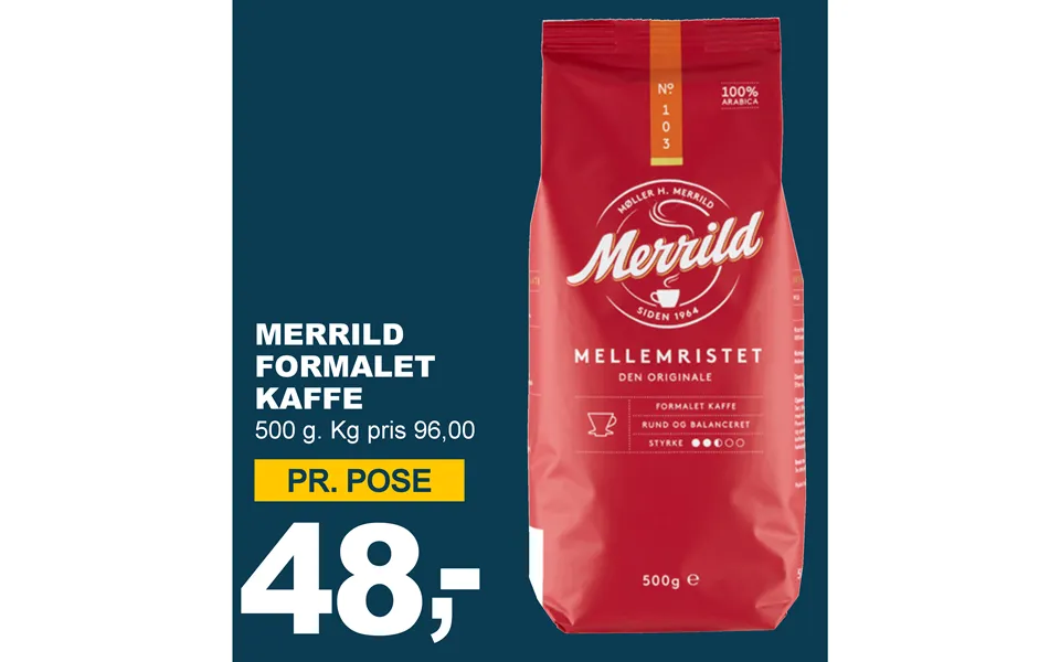 Merrild Formalet Kaffe