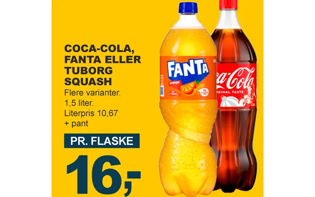 Coca-cola, fanta or tuborg zucchini product image