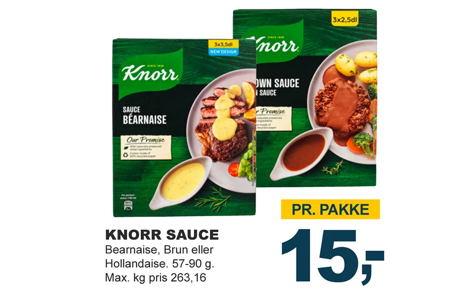 Knorr sauce