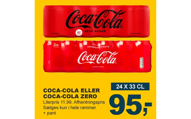 Coca-cola Or Coca-cola Zero product image