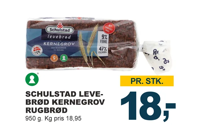 Schulstad Levebrød Kernegrov Rugbrød product image