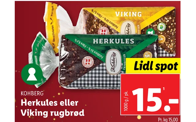 Herkules Eller Viking Rugbrød product image